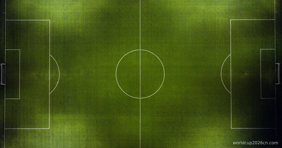 aerial view of football field