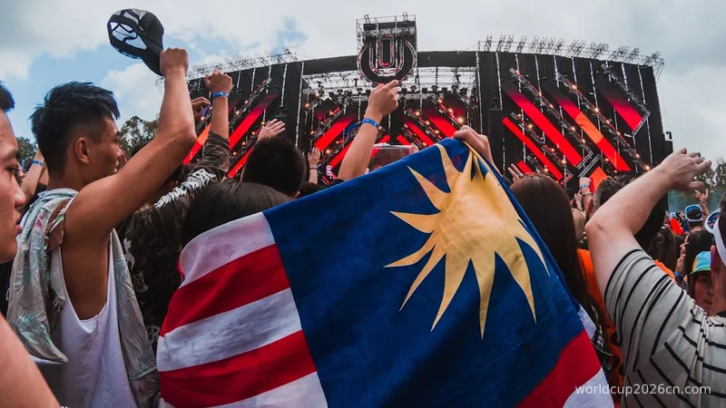 person holding US flag at crowd under cloudy sky during daytime