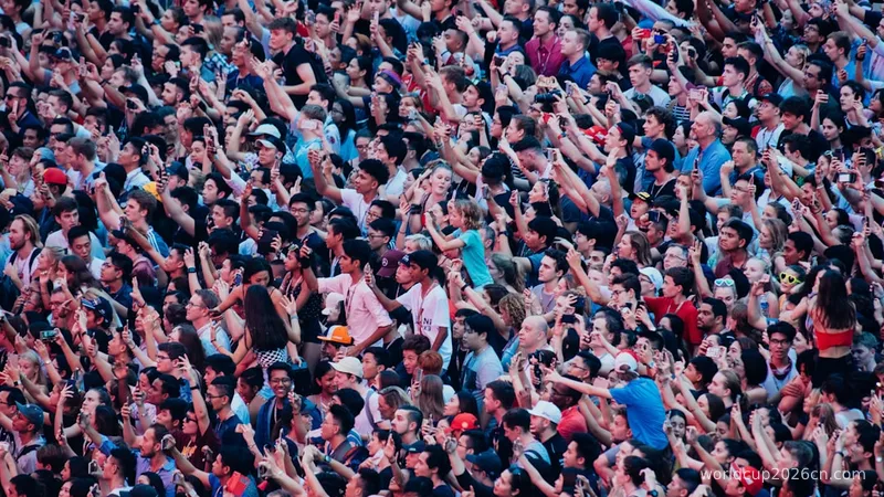 a large group of people standing next to each other