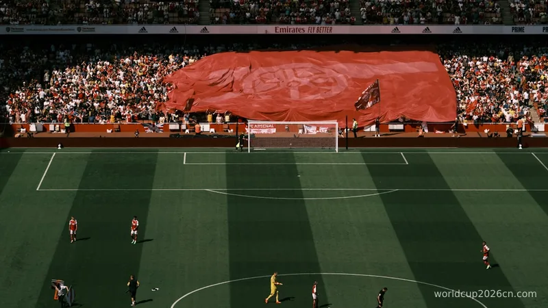 a football game in a stadium