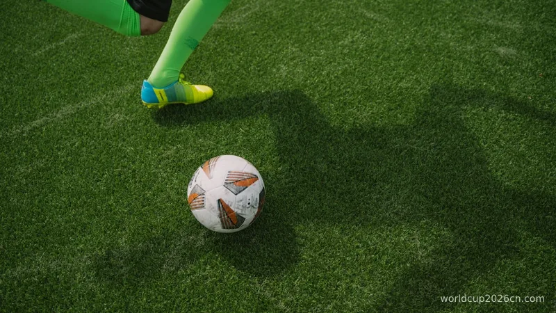 a football ball on the grass